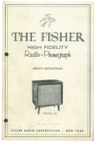 Fisher SERIES-202 - Service Manual 